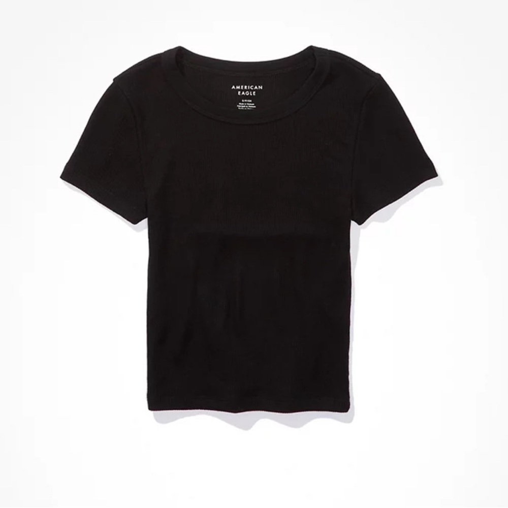 AE Cropped Waffle Top